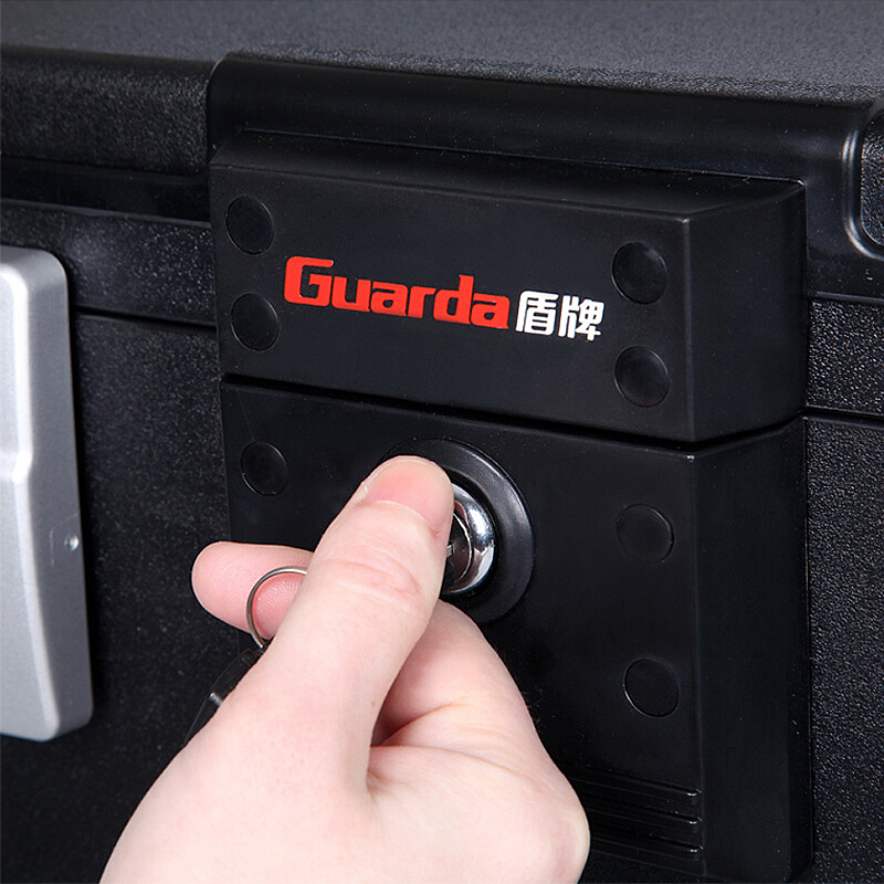 雙扣機械鑰匙鎖防火防水保險柜1106C