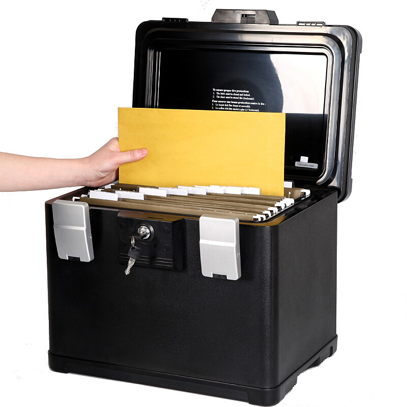 雙扣機械鑰匙鎖防火防水保險柜1106C