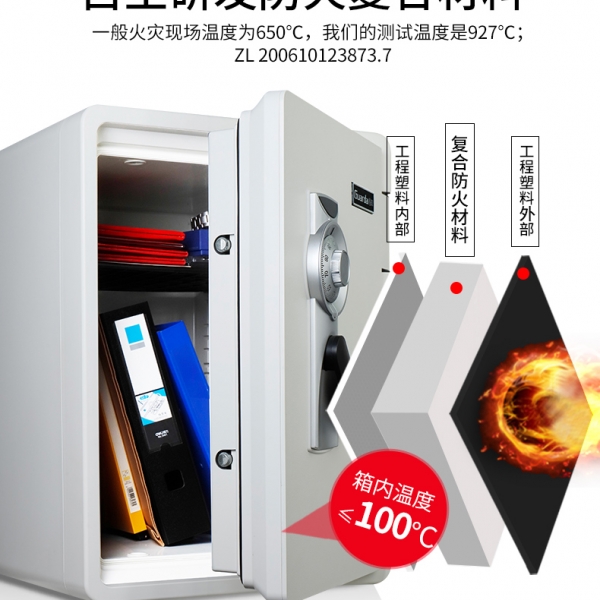 床頭柜防火保險柜，居家幸福感拉滿~